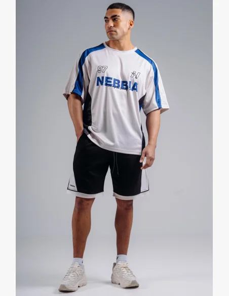 NEBBIA Oversized Jersey T-shirt '97 PRIMAL white