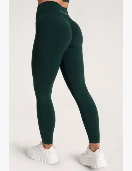 Gym Glamour Leggings Second Skin push up Dark Green