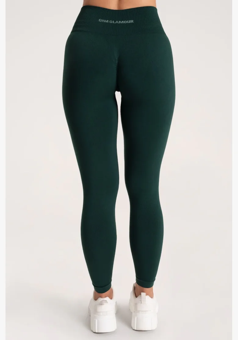 Gym Glamour Leggings Second Skin push up Dark Green