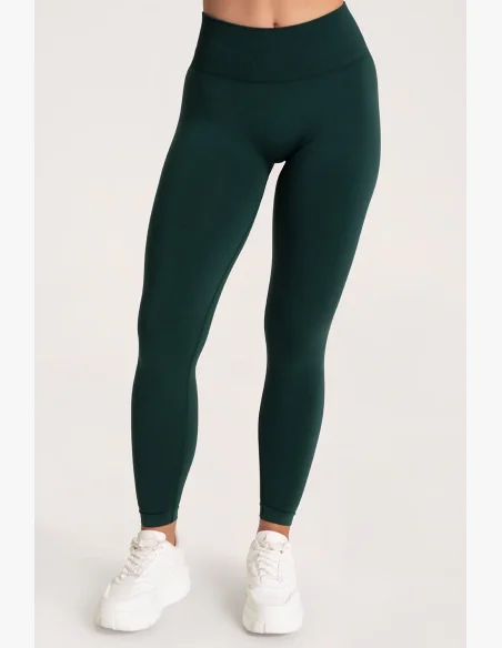 Gym Glamour Leggings Second Skin push up Dark Green
