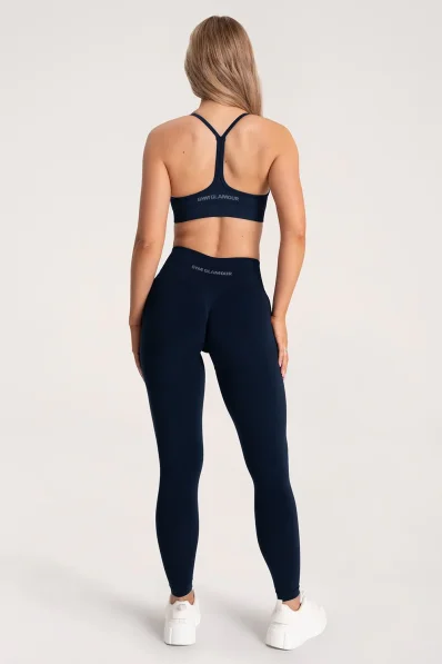 Gym Glamour Leggings Second Skin push up Dark Blue