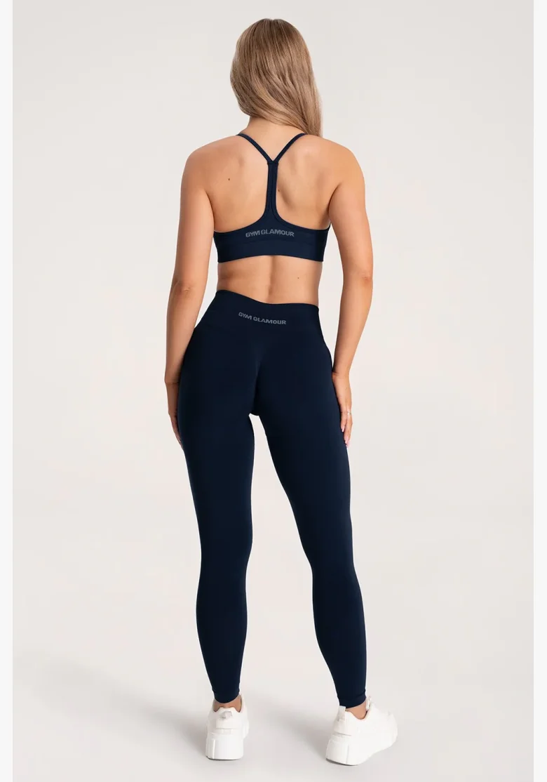 Gym Glamour Leggings Second Skin push up Dark Blue