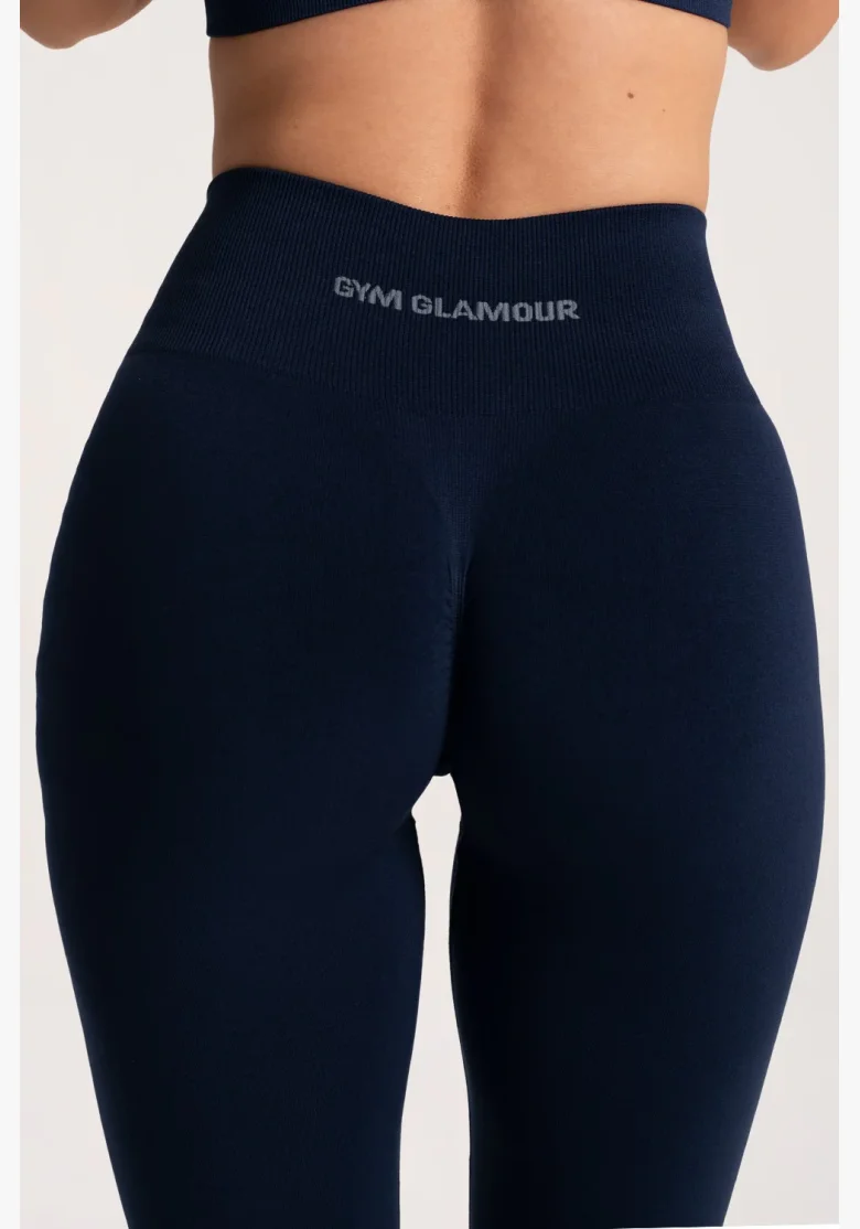 Gym Glamour Leggings Second Skin push up Dark Blue