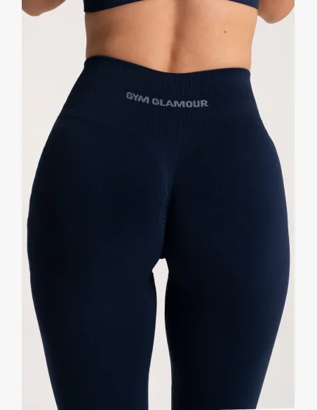 Gym Glamour Leggings Second Skin push up Dark Blue