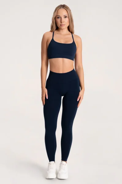 Gym Glamour Leggings Second Skin push up Dark Blue 2
