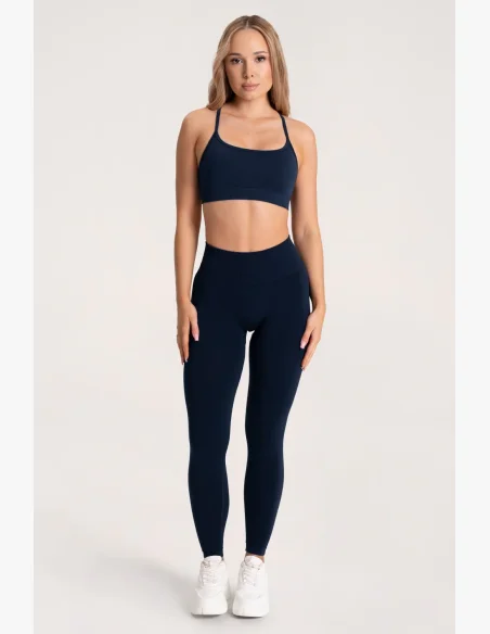 Gym Glamour Leggings Second Skin push up Dark Blue