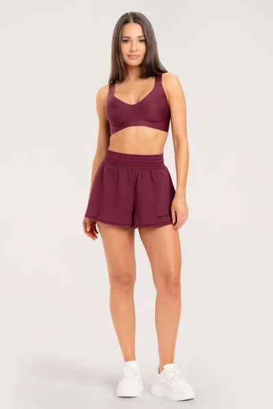 Gym Glamur Shorts Court burgundy