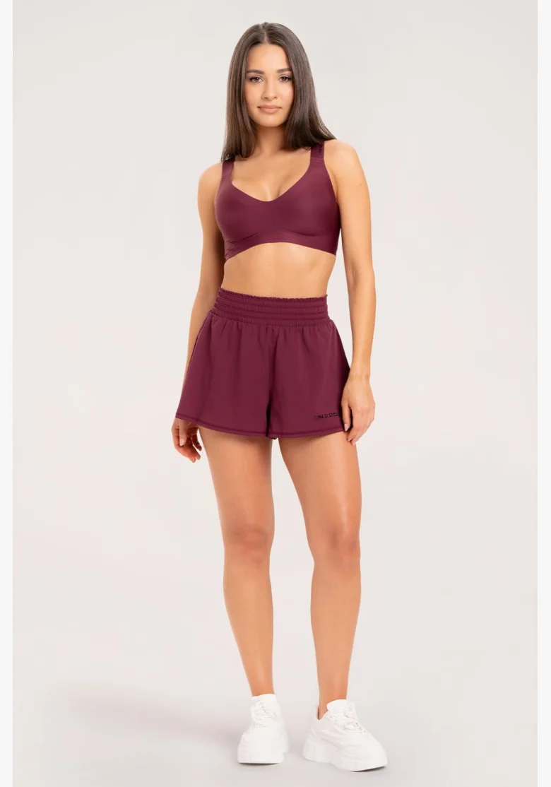 Gym Glamur Shorts Court burgundy