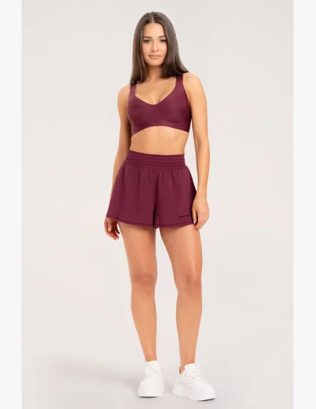 Gym Glamur Shorts Court burgundy