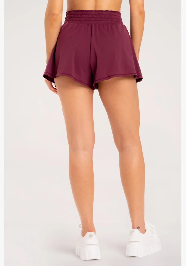 Gym Glamur Shorts Court burgundy