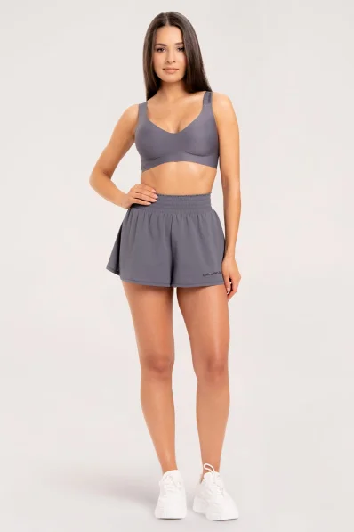 Gym Glamur Shorts Court Grey