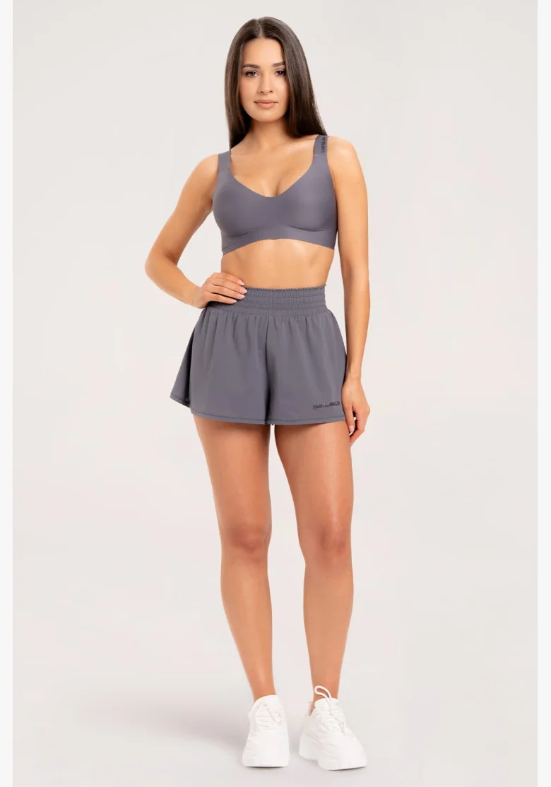 Gym Glamur Shorts Court Grey