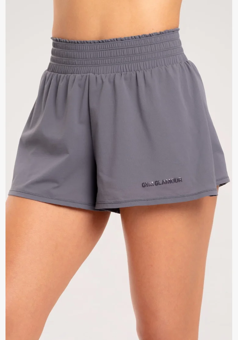 Gym Glamur Shorts Court Grey