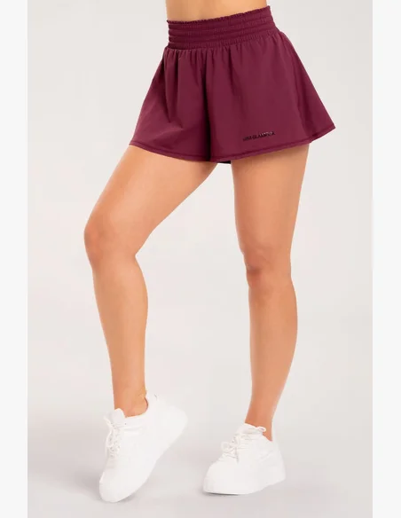 Gym Glamur Shorts Court burgundy