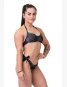 The Earth Powered bikini top is in a beautiful women's retro design.