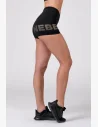 Gold NEBBIA Print are women's sport-style shorts. They have a medium length, perfectly cover important areas, and you can focus solely on your training.