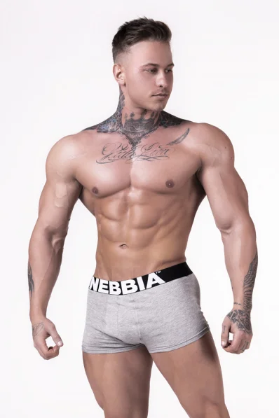 NEBBIA • BOXERS 701 Light Grey • NebbiaShop.cz 2