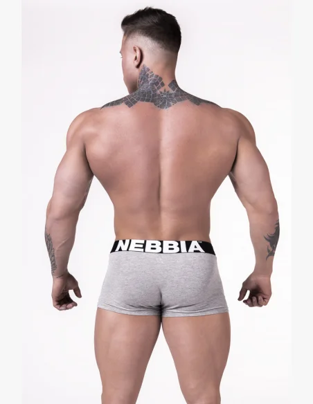 NEBBIA • BOXERS 701 Light Grey • NebbiaShop.cz