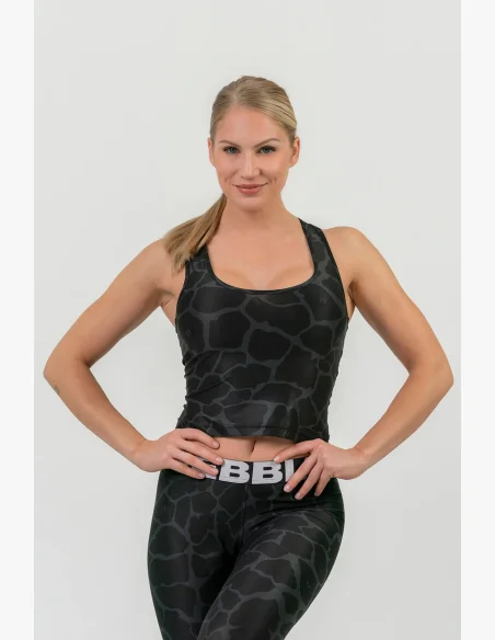 NEBBIA® • Sporty crop top Racer back • NEBBIAshop.cz