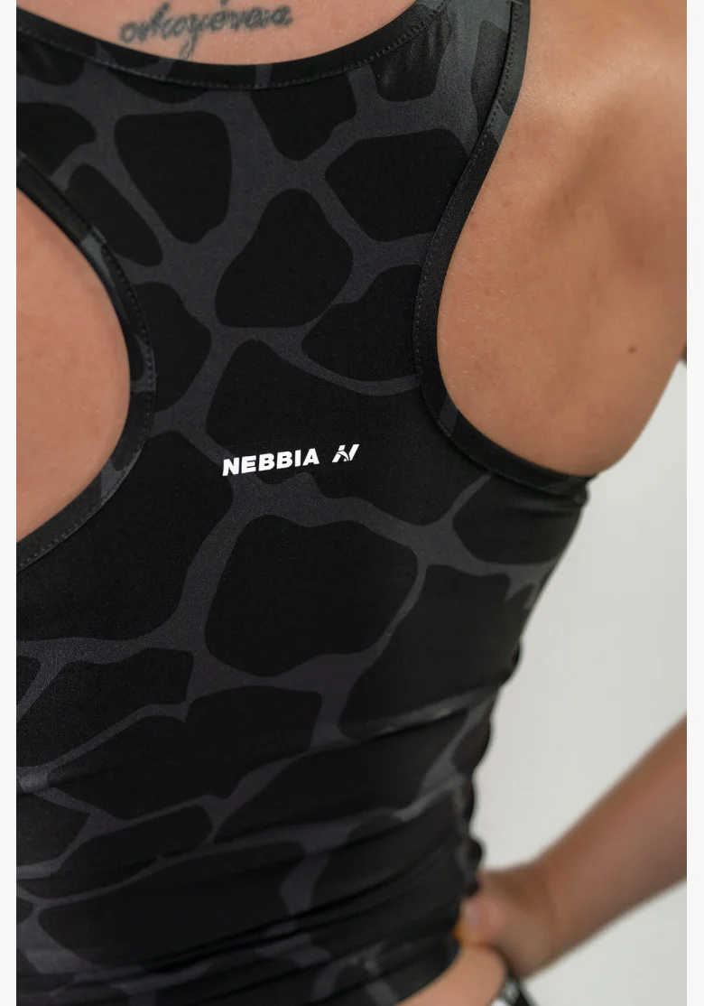 NEBBIA® • Sporty crop top Racer back • NEBBIAshop.cz
