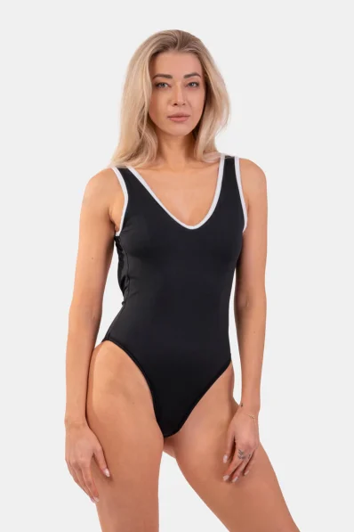 NEBBIA • All black swimwear French style • NEBBIAshop.cz