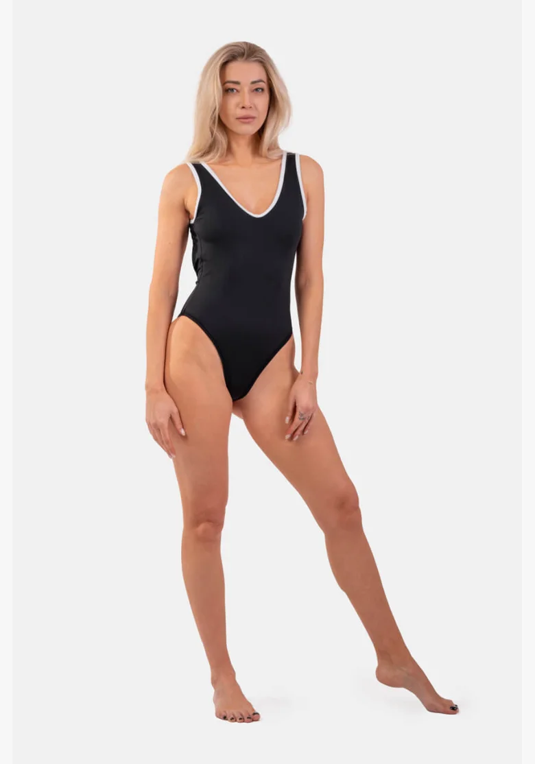 NEBBIA • All black swimwear French style • NEBBIAshop.cz