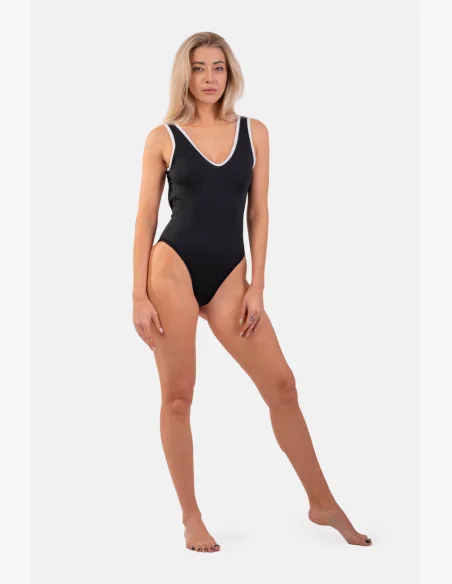 NEBBIA • All black swimwear French style • NEBBIAshop.cz