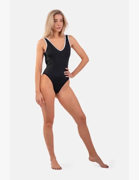 NEBBIA • All black swimwear French style • NEBBIAshop.cz