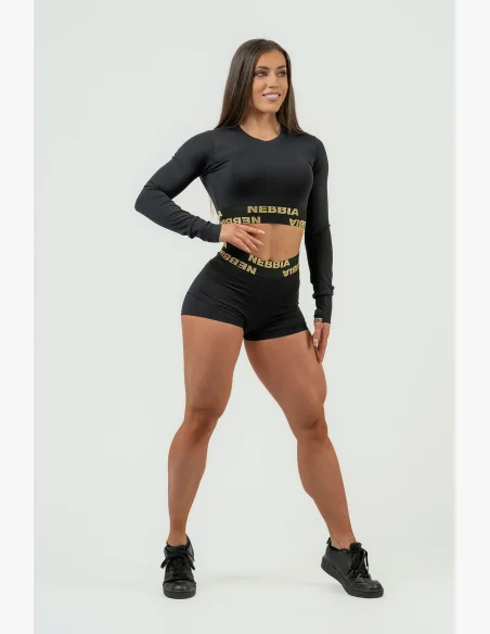NEBBIA • Women's high-waisted compression shorts INTENSE • NEBBIAshop.cz