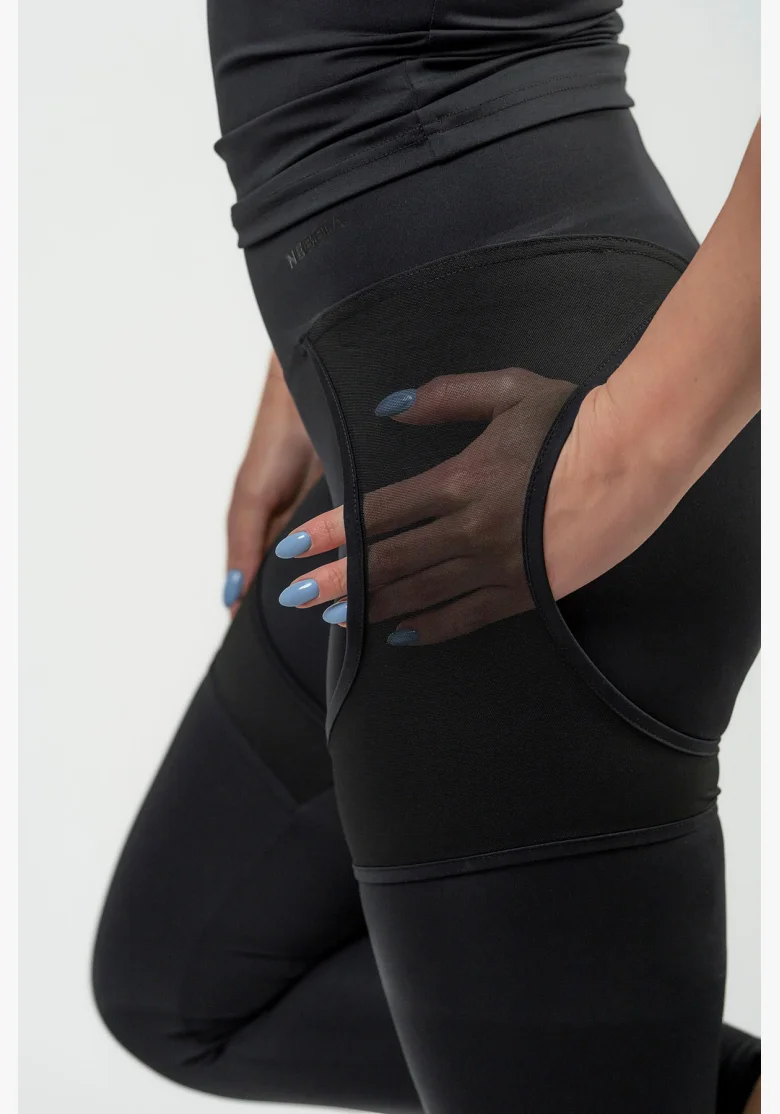 NEBBIA • Women's sports leggings with INTENSE Mesh • NEBBIAshop.cz