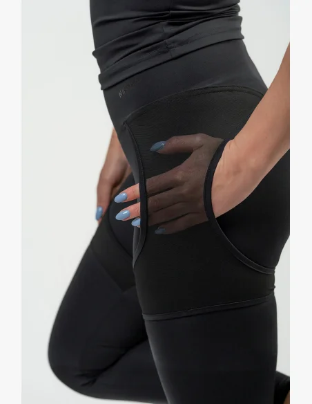 NEBBIA • Women's sports leggings with INTENSE Mesh • NEBBIAshop.cz