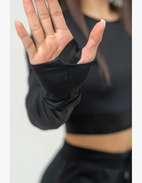 NEBBIA • Women's long sleeve crop top NEBBIA INTENSE Perform • NEBBIAshop.cz