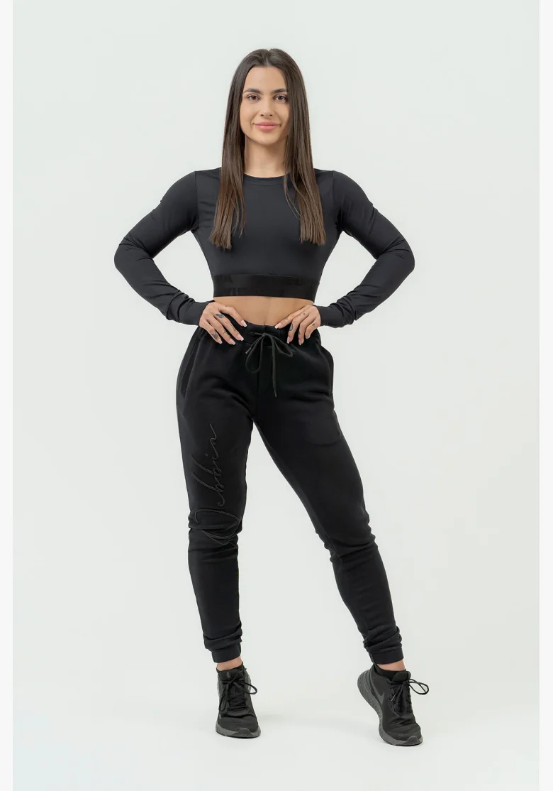 NEBBIA • Women's long sleeve crop top NEBBIA INTENSE Perform • NEBBIAshop.cz