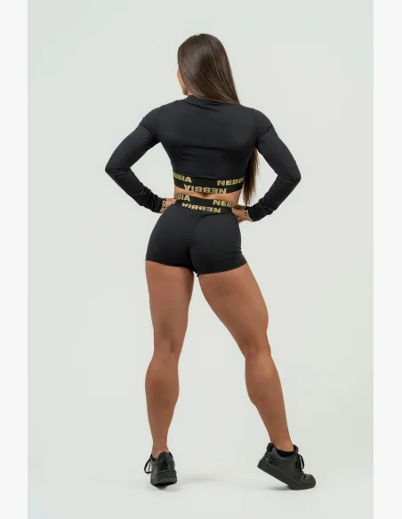 NEBBIA • Women's long-sleeve crop top NEBBIA INTENSE Perform • NEBBIAshop.cz