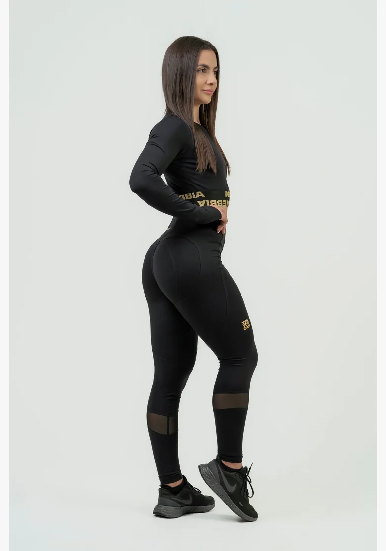 NEBBIA • Women's long-sleeve crop top NEBBIA INTENSE Perform • NEBBIAshop.cz