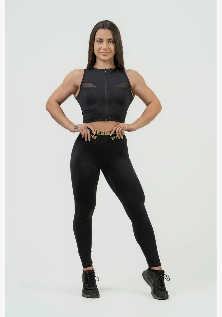 NEBBIA • Women's crop top INTENSE Mesh • NEBBIAshop.cz