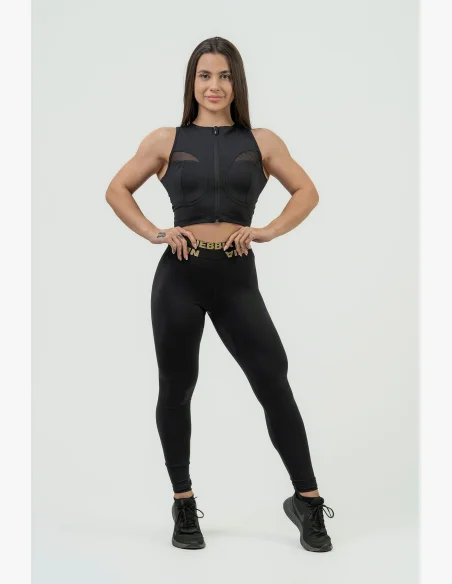NEBBIA • Women's crop top INTENSE Mesh • NEBBIAshop.cz