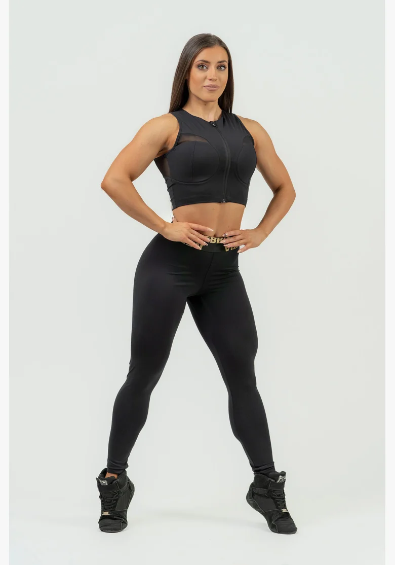 NEBBIA • Women's crop top INTENSE Mesh • NEBBIAshop.cz