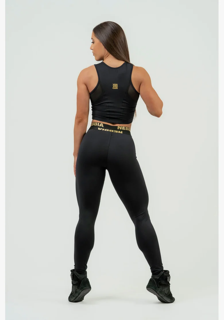 NEBBIA • Women's crop top INTENSE Mesh • NEBBIAshop.cz