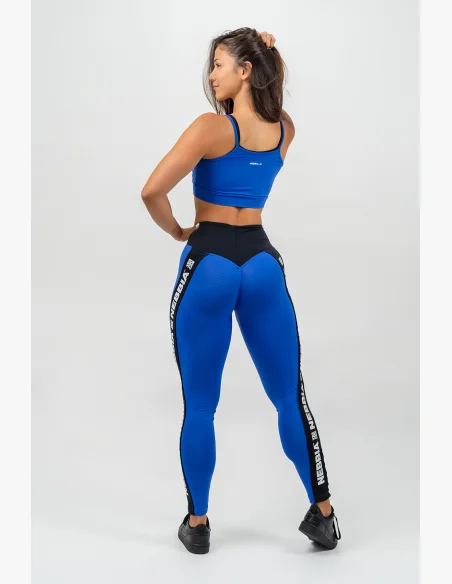 NEBBIA • High-waisted ICONIC leggings blue • Nebshop.cz