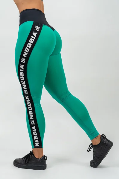 NEBBIA • High-waisted ICONIC leggings green • Nebshop.cz 2