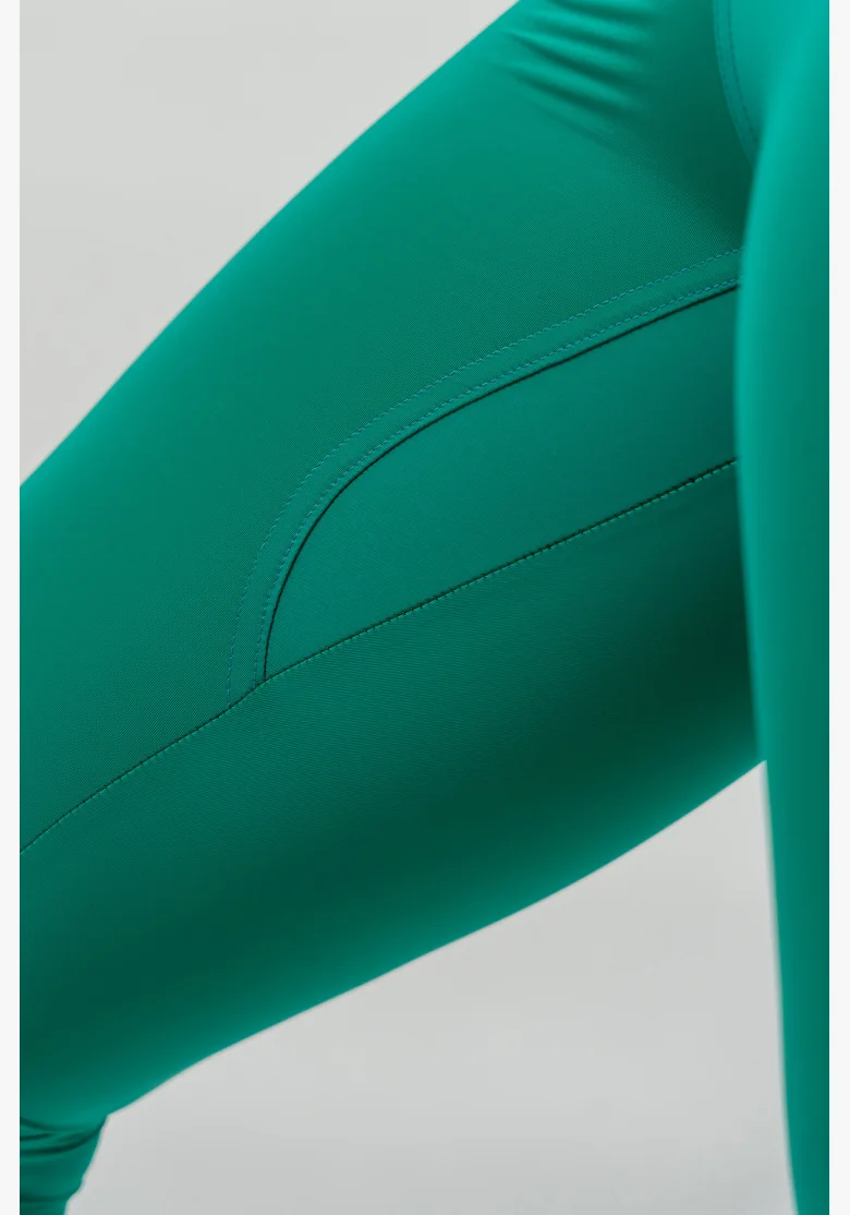 NEBBIA • High-waisted ICONIC leggings green • Nebshop.cz