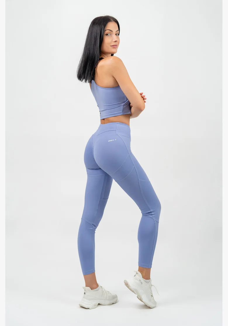 NEBBIA • Reinforced sports bra with high support GYM TIME purple • Nebshop.cz
