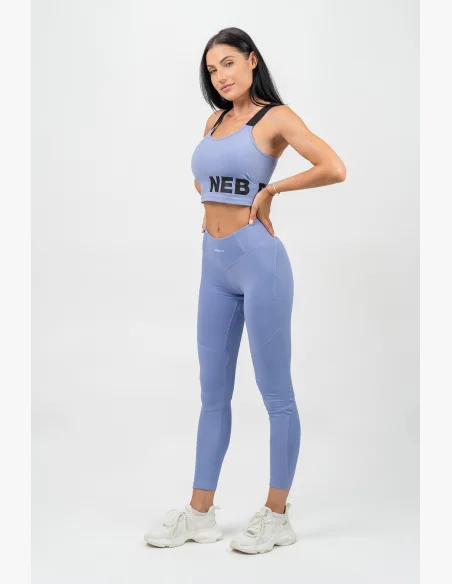 NEBBIA • Reinforced sports bra with high support GYM TIME purple • Nebshop.cz