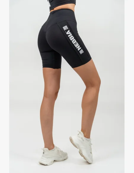 NEBBIA • High Waist Cycling Shorts ICONIC black • Nebshop.cz