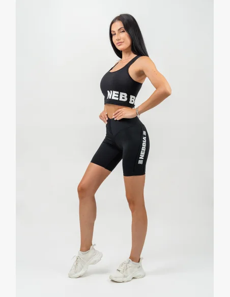 NEBBIA • High Waist Cycling Shorts ICONIC black • Nebshop.cz