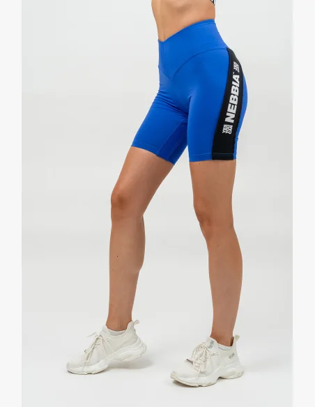 NEBBIA • High-waisted cycle shorts ICONIC blue • Nebshop.com