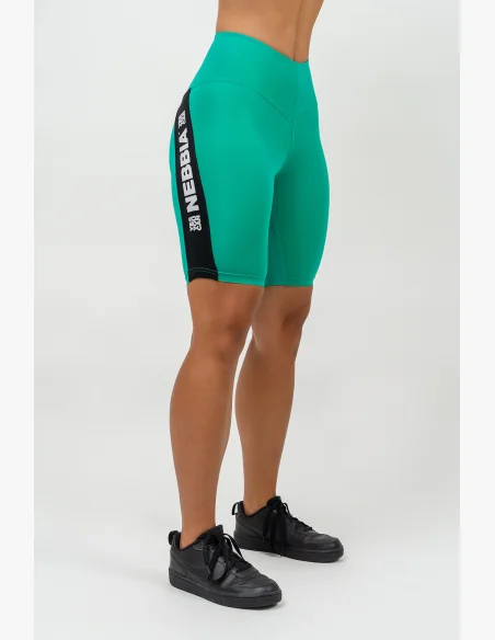 NEBBIA • High Waist Cycling Shorts ICONIC green • Nebshop.com
