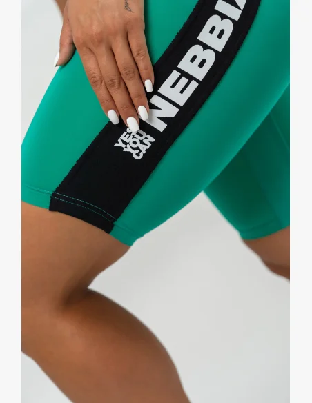NEBBIA • High Waist Cycling Shorts ICONIC green • Nebshop.com