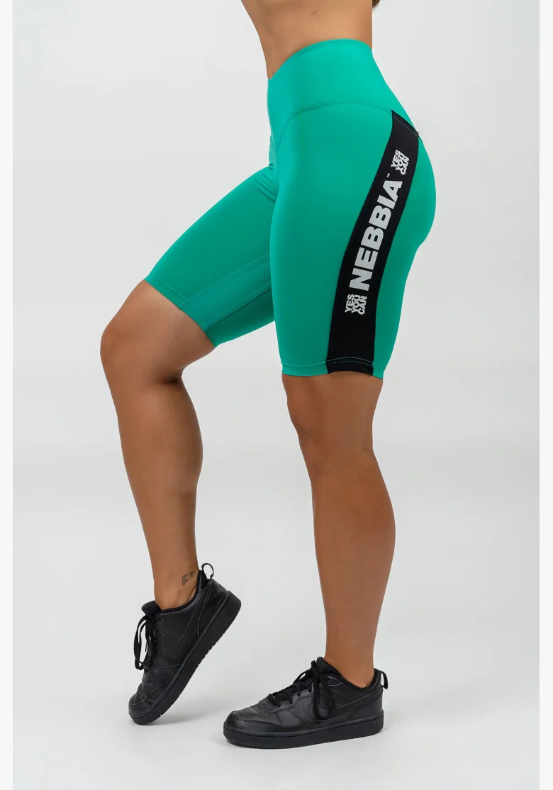 NEBBIA • High Waist Cycling Shorts ICONIC green • Nebshop.com